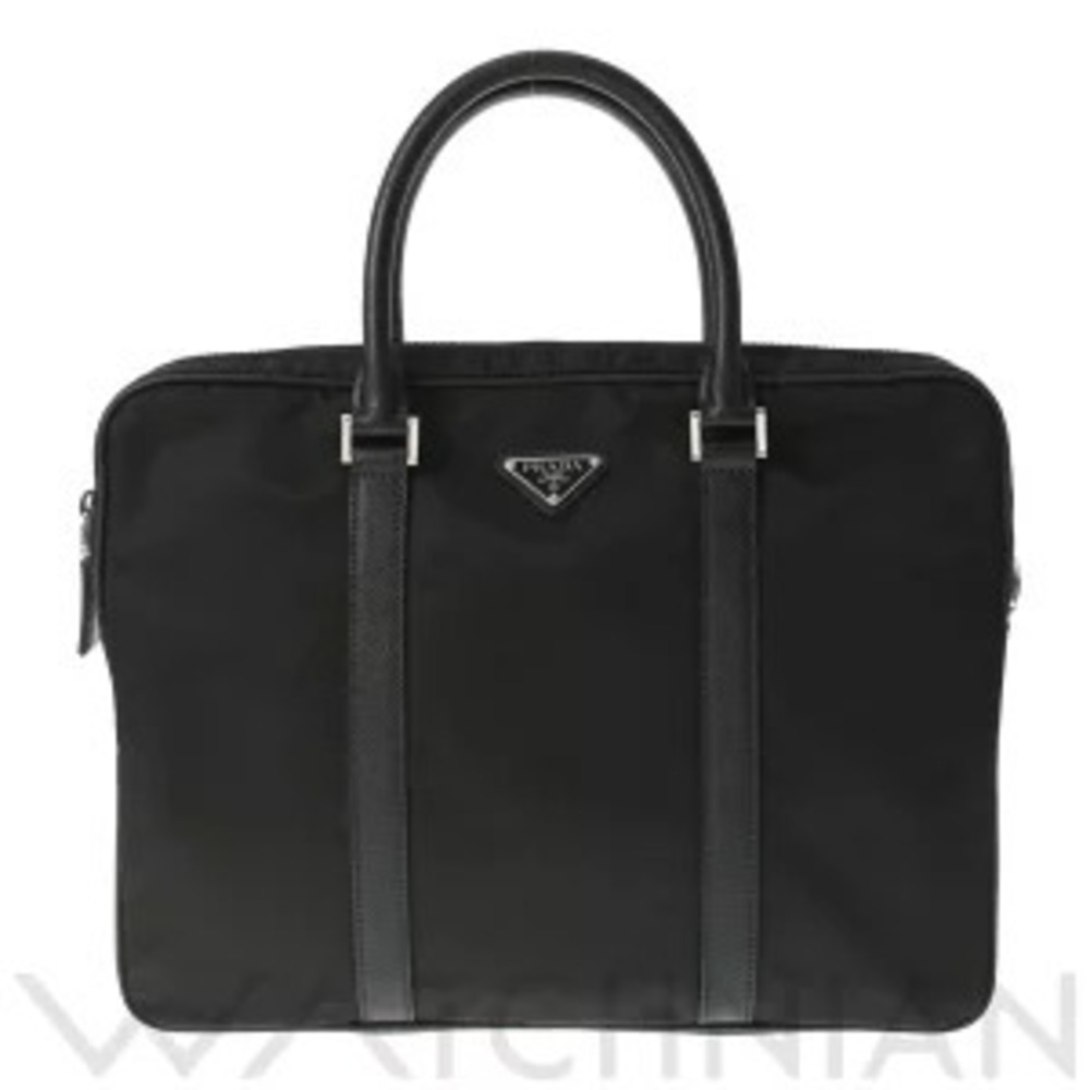 Prada Business Bag Black Saffiano Leather Briefcase